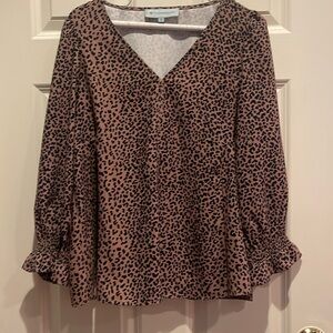 Tuckernuck v-neck blouse